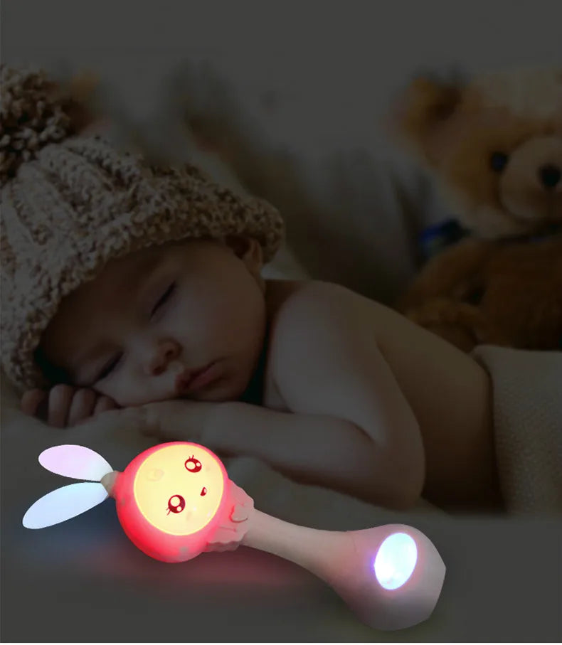 Smart Bunny Musical Rattle Toy for Newborns and Infants