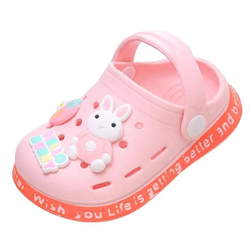 Soft Sole Baby Sandals with Cute Cartoon Designs