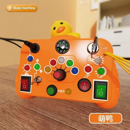 LED Light Switch Sensory Board for Toddlers 2-4 Years