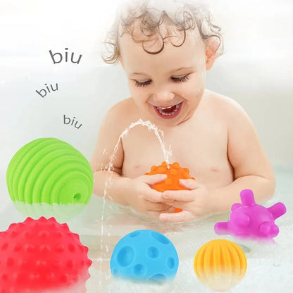 Montessori Sensory Rattle Teether for Infants 0-12 Months