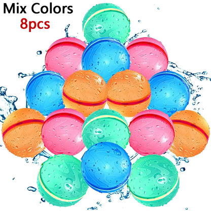 Reusable 6.5cm Water Balls with Magnetic Closure для Summer Fun