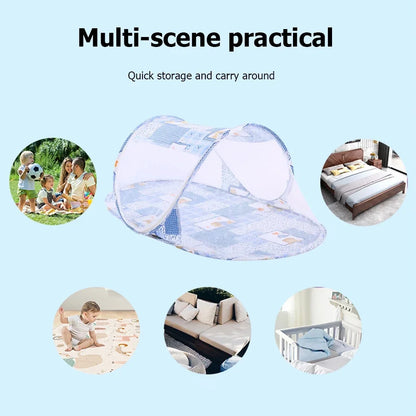Portable Baby Crib Mosquito Net - Foldable Insect Protection