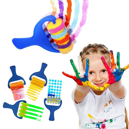 Children's Painting Sponge Brush Set for Creative Play