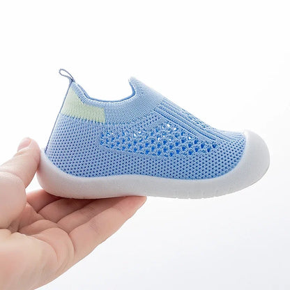 Breathable Mesh Slip-On Sneakers for Toddlers 0-3T