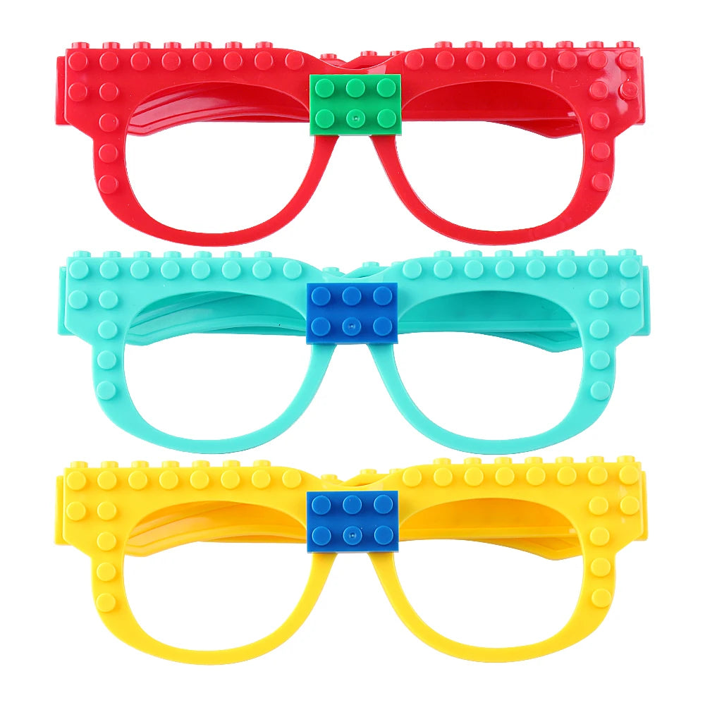 DIY Building Block Glasses Baseplate for Party Decor