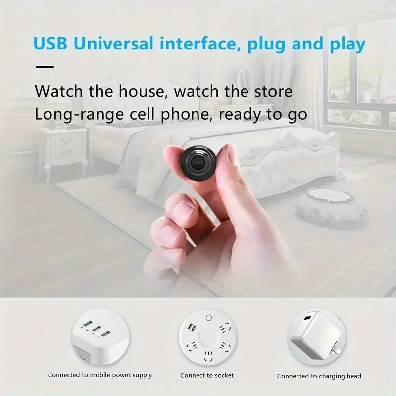 1080P Mini WiFi Security Camera for Home Monitoring