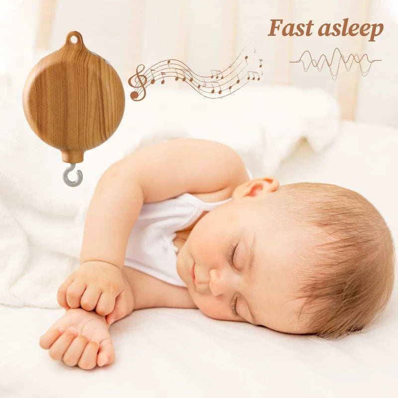 Baby Crib Music Box Rattle - Soothing Toy for Newborns