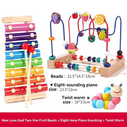 Educational Building Blocks and Beads for Toddlers 1-3 Years