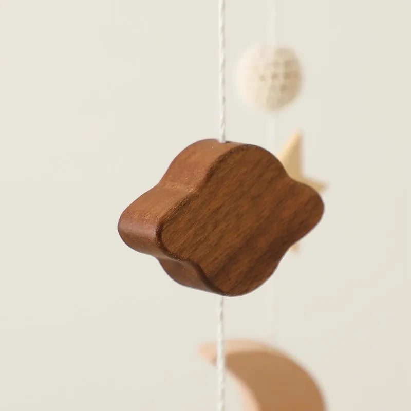 Musical Baby Cloud Rattle & Crib Mobile for Newborns