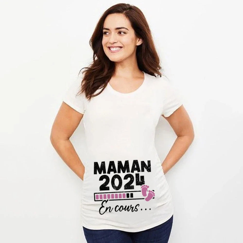 Baby Loading T-shirt 2025 for Pregnant Woman