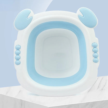 Foldable Baby Bath Tub for Travel - Lightweight & Compact