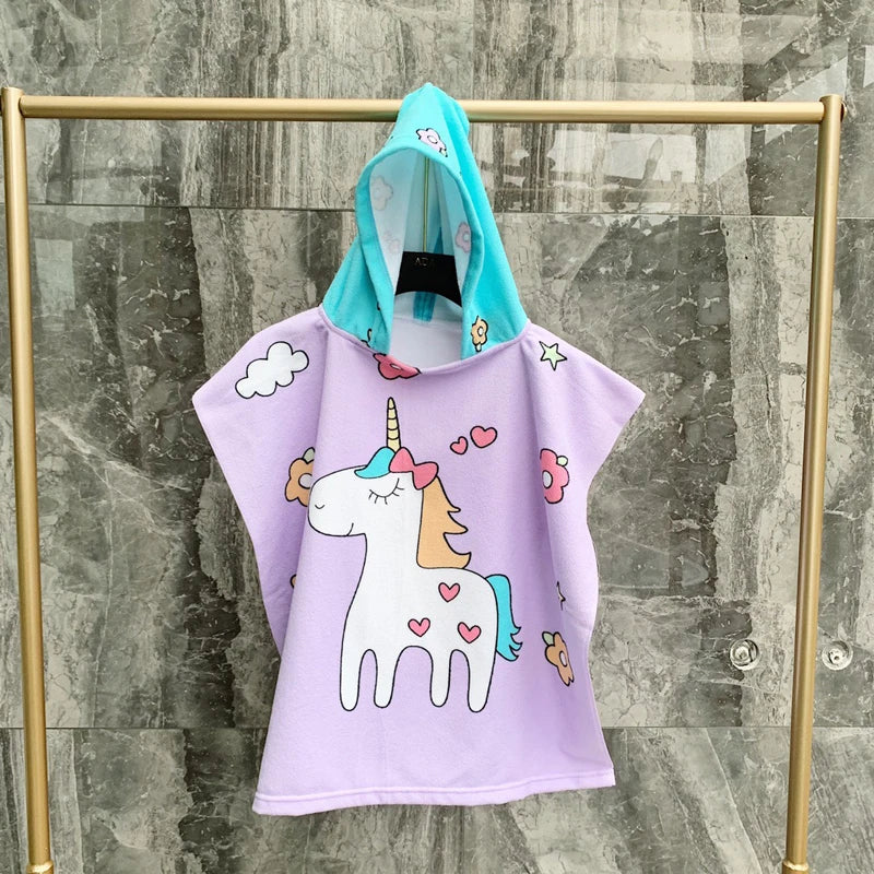 Dinosaur Hooded Bathrobe for Kids and Infants