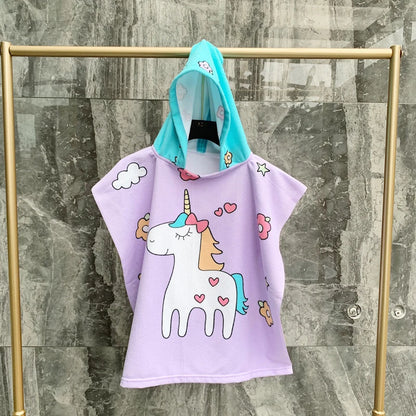Dinosaur Hooded Bathrobe for Kids and Infants