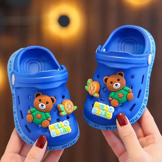 Soft Sole Baby Sandals with Cute Cartoon Designs