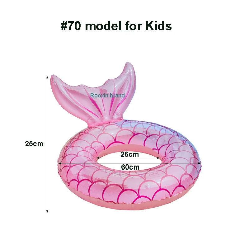 Mermaid Backrest Pool Float for Adults and Teens