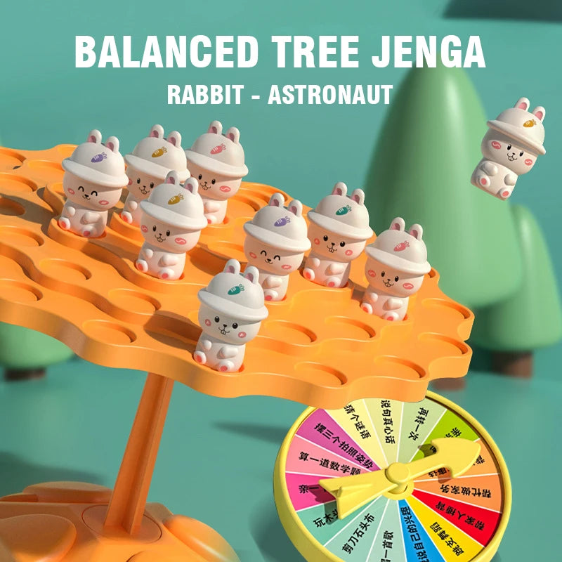 Frog Balance Tree Math Game for Kids - Family Fun Activity