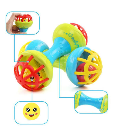 Montessori Sensory Rattle Teether for Infants 0-12 Months