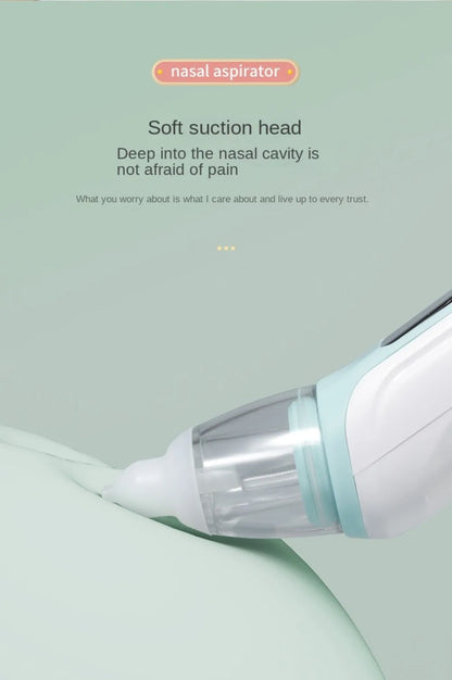 Silent Electric Nasal Aspirator for Babies - USB Rechargeable