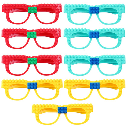 DIY Building Block Glasses Baseplate for Party Decor