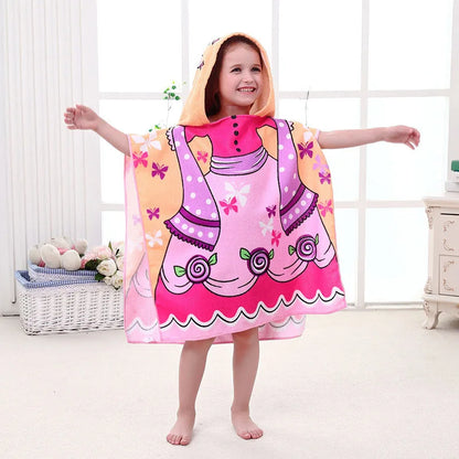 Dinosaur Hooded Bathrobe for Kids and Infants
