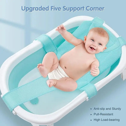 Adjustable Anti-Slip Baby Bath Cushion and Pillow Mat