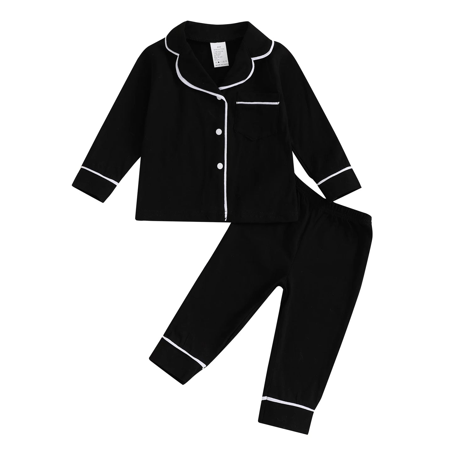 Toddler Fall Pajama Set for Boys and Girls - 10 Colors