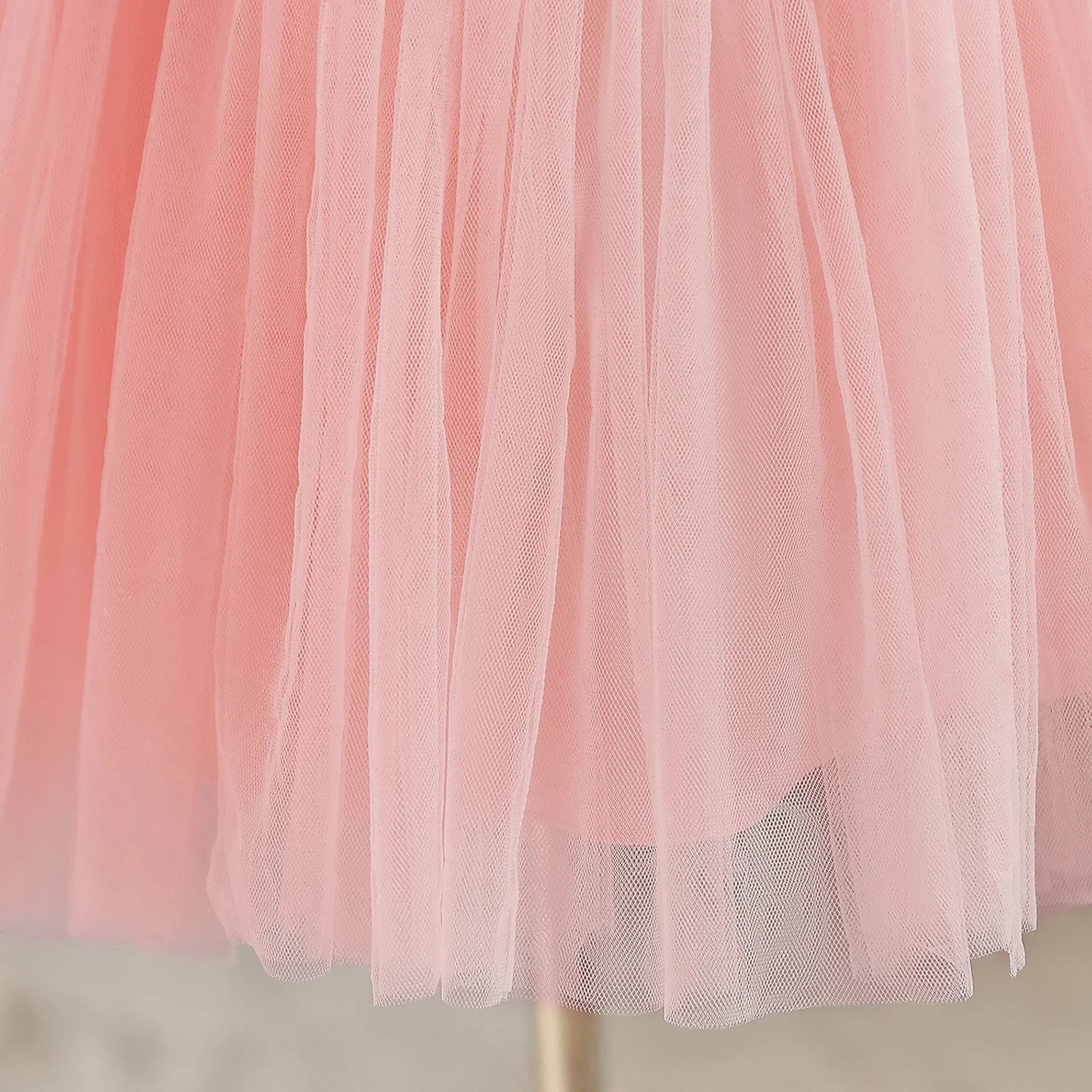 Floral Embroidery Lace Baby Dress for Girls 0-5T