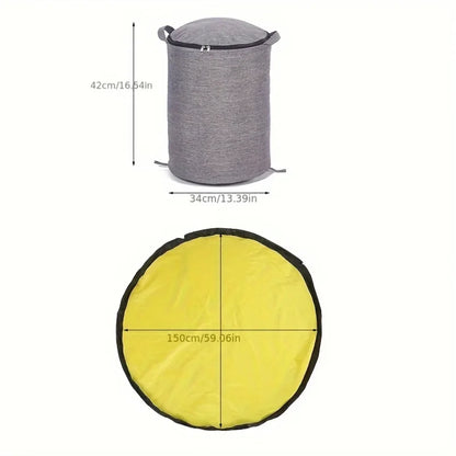 Kids' Large Storage Bag and Play Mat for Building Blocks