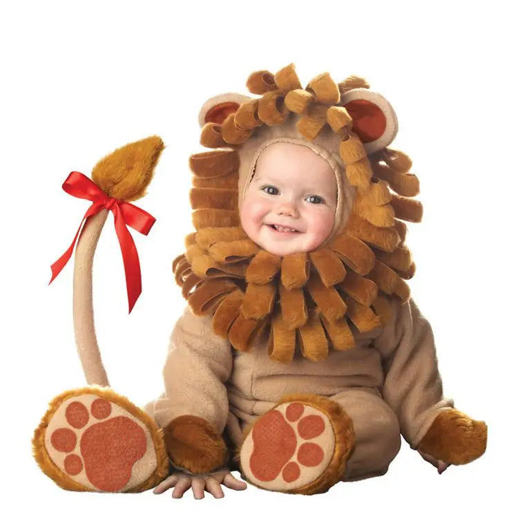 Infant Baby Girls' Holiday Costume Rompers - Lion & Dinosaur