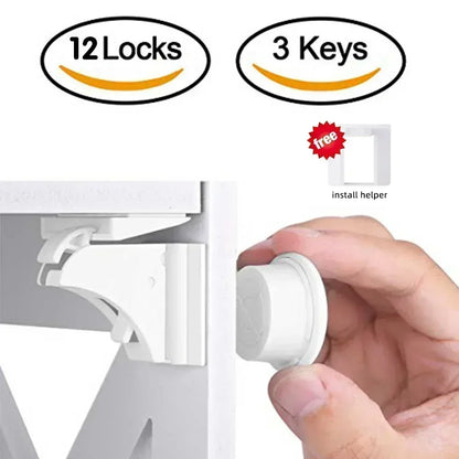 Magnetic Child Safety Lock for Drawers and Cabinets