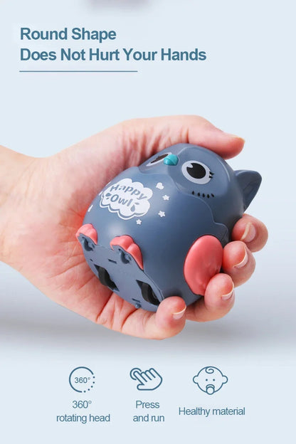 Interactive Wind-Up Owl Toy for Kids - Fun Mechanical Play