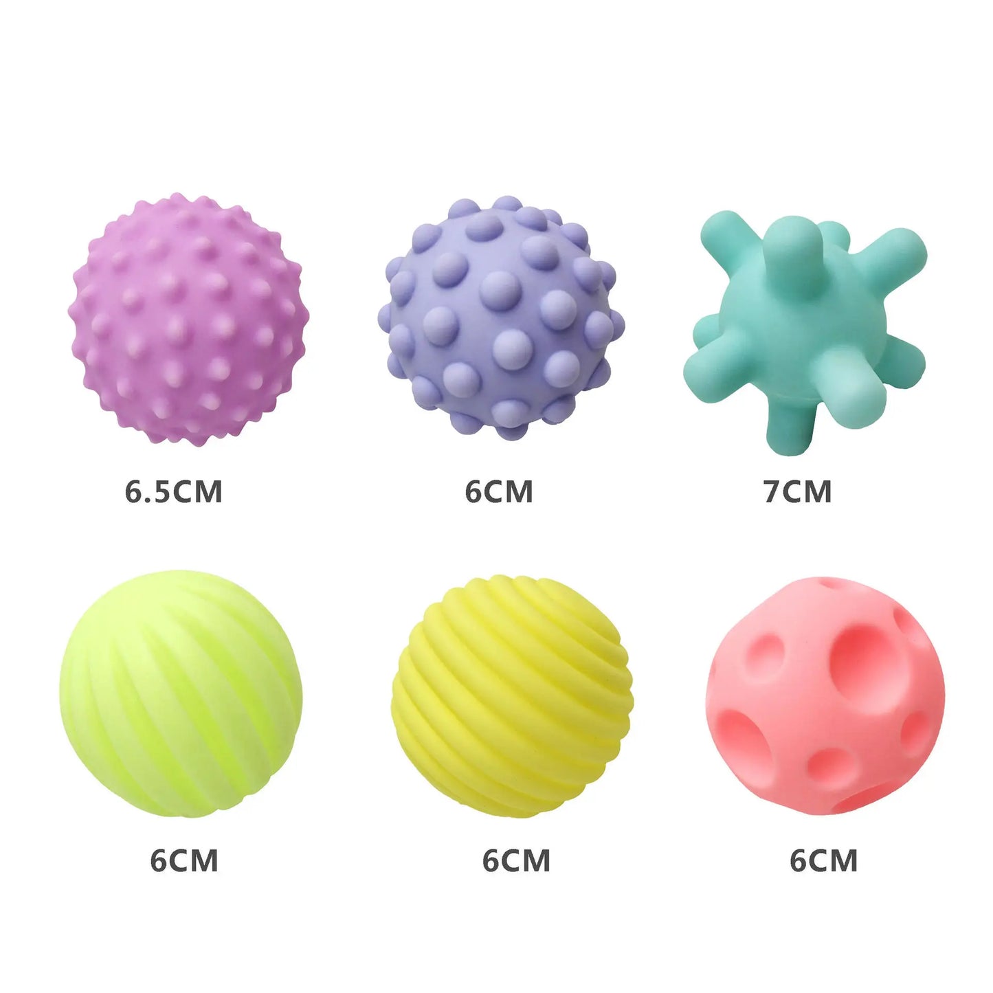 Montessori Sensory Rattle Teether for Infants 0-12 Months