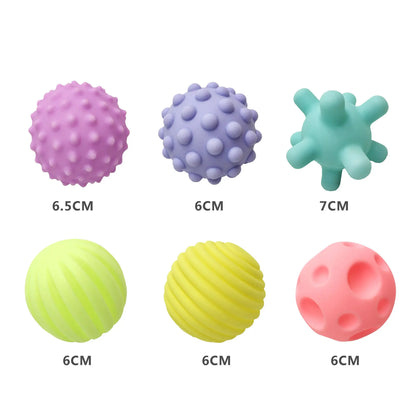 Montessori Sensory Rattle Teether for Infants 0-12 Months