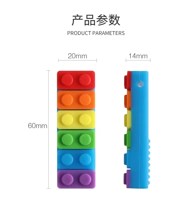 Silicone Chew Necklace for Kids with Sensory Needs