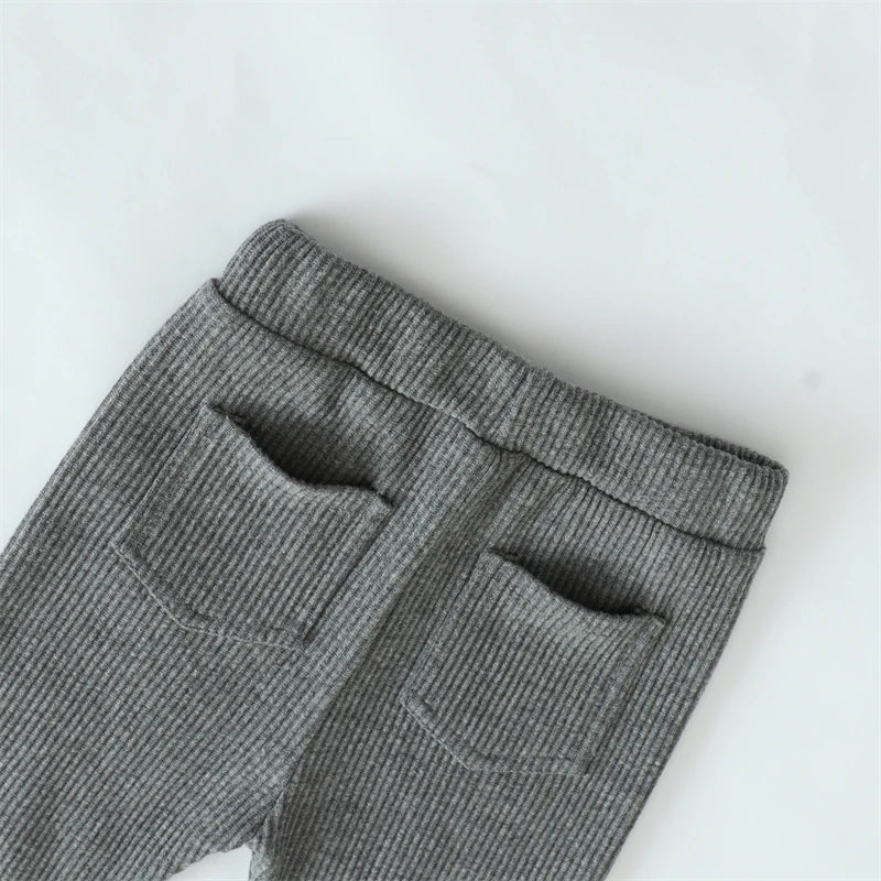 Cotton High Waist Leggings for Baby Girls and Boys