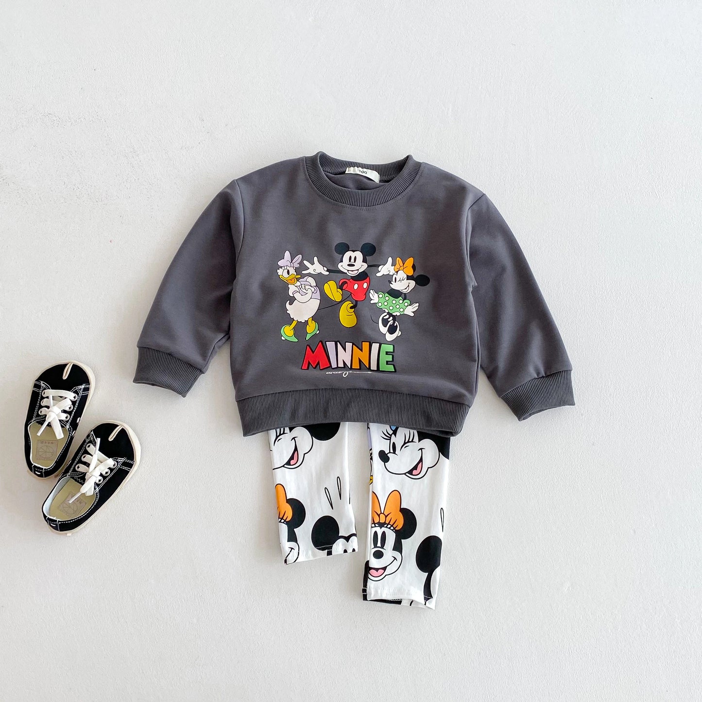 Mickey Mouse Hoodie and Pants Set for Girls