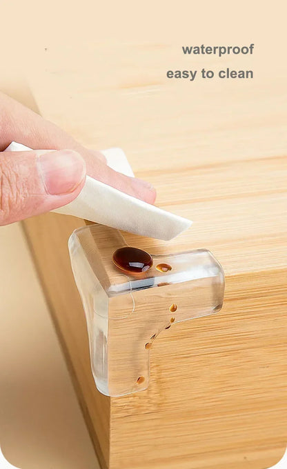 Silicone Corner Protectors for Baby Safety - 4 or 10 Pack
