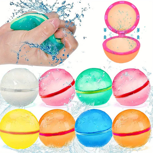 Reusable 6.5cm Water Balls with Magnetic Closure для Summer Fun