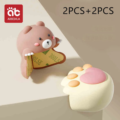 Silicone Corner Protectors for Baby Safety - Cute Cartoon Design