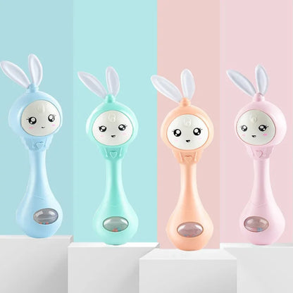 Smart Bunny Musical Rattle Toy for Newborns and Infants