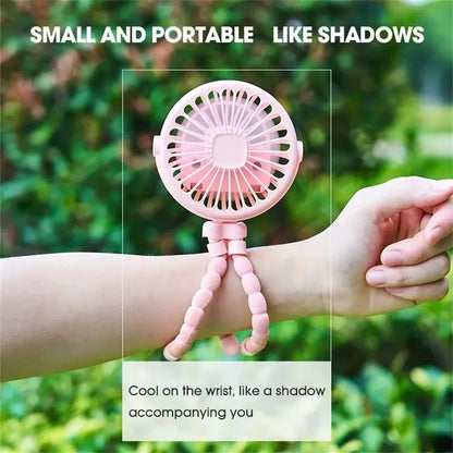 USB Rechargeable Mini Fan for Baby Strollers and Cribs