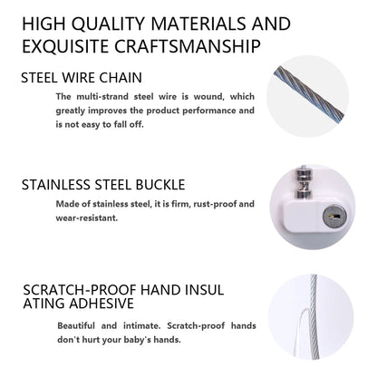 Child Safety Lock for Windows and Doors - Kid Security Cable