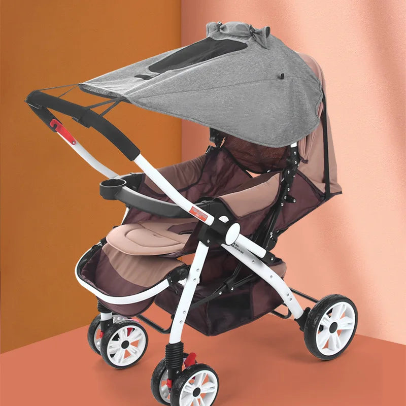 Baby Stroller Sunshade Canopy Cover for UV Protection