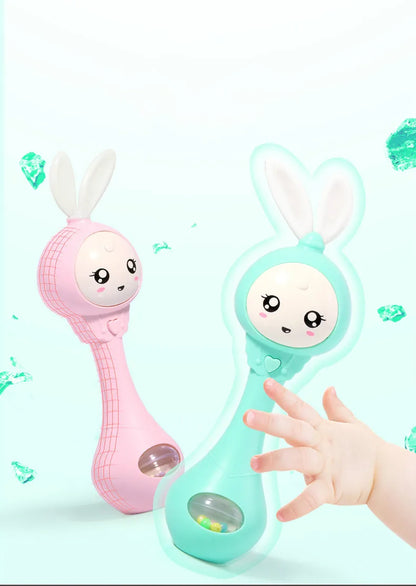 Smart Bunny Musical Rattle Toy for Newborns and Infants