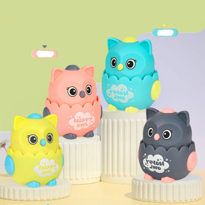 Interactive Wind-Up Owl Toy for Kids - Fun Mechanical Play