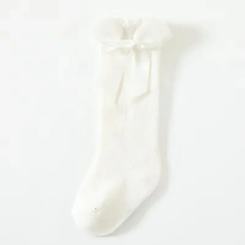 Red Bow Tie Knee High Socks for Infants and Toddlers
