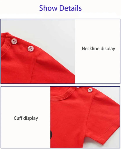 Cotton Summer T-Shirt and Shorts Set for Kids