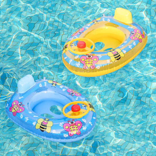 Inflatable Mini Yacht Pool Float for Kids and Adults