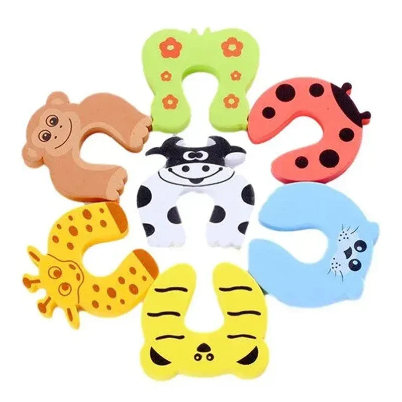 Baby Safety Door Stopper - Child Finger Protector Animals