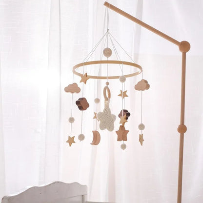 Musical Baby Cloud Rattle & Crib Mobile for Newborns